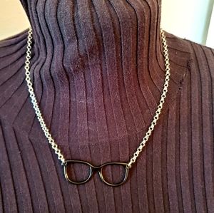 New Adorable Nerd Glasses Necklace